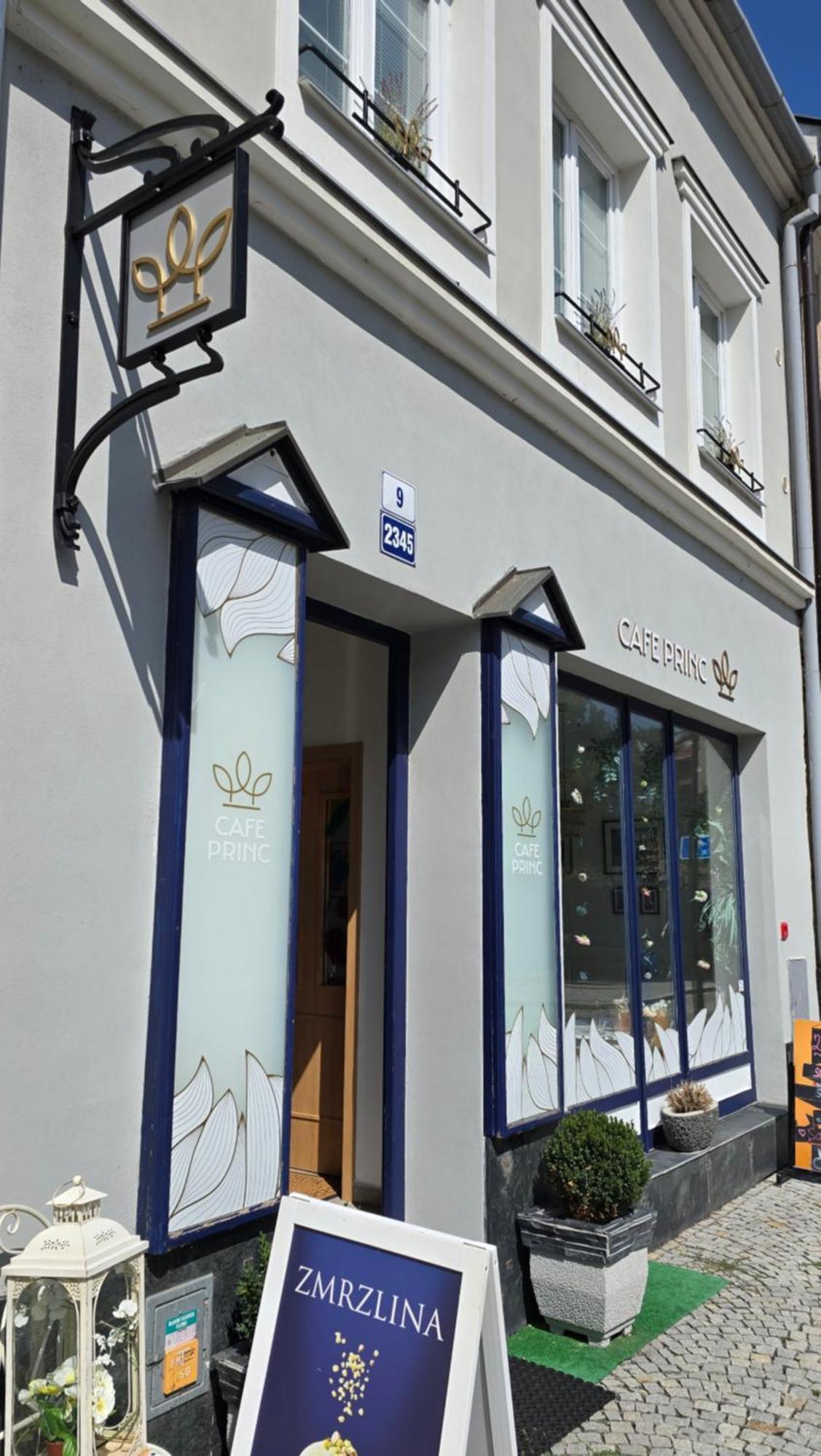 Apartman - Cafe Princ Pod Hradem Wifi, Klima Штернберк Экстерьер фото
